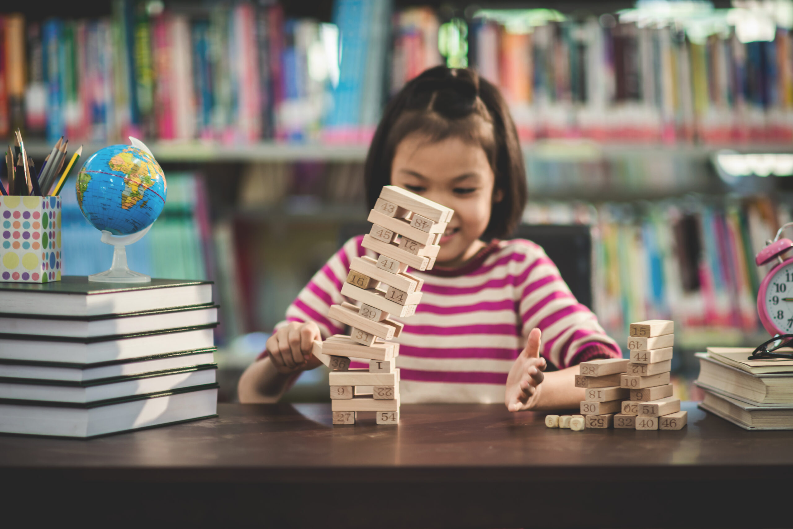 Master’s student learning early childhood education.